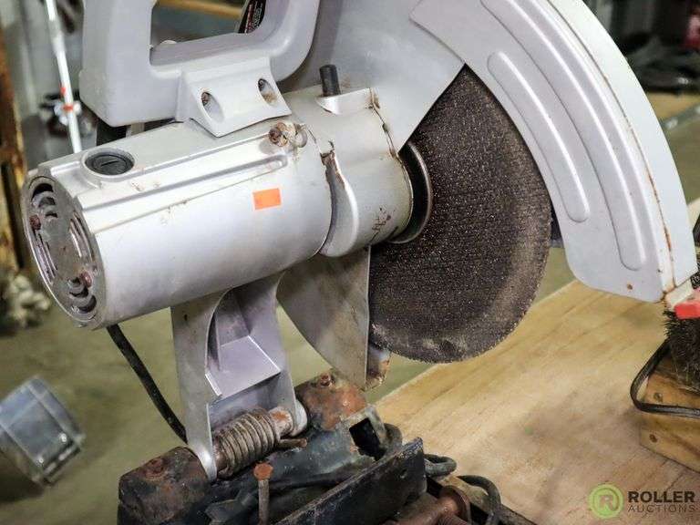 Task Force 14" Abrasive Chop Saw and Welding Electrodes Roller Auctions