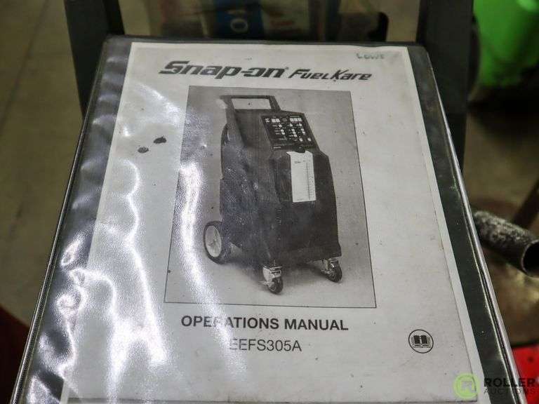 SnapOn EEFS305A Fuel Kare Fuel System Cleaner Roller Auctions