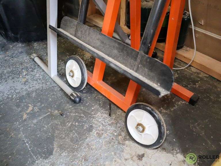 PortAMate PM1800 Wood Panel Carrier and HDX Ball Bearing Roller Stand