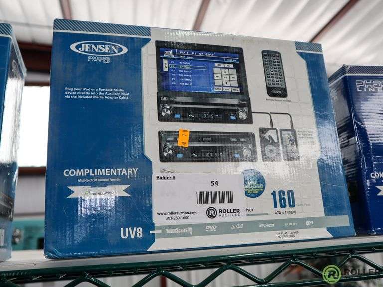 Jensen Phase Linear UV8 Multimedia Car Stereo Roller Auctions