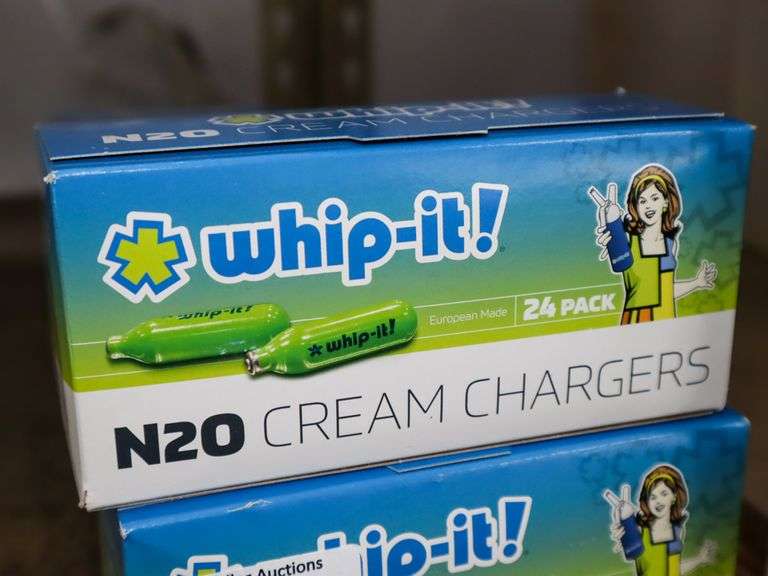(9) 24Packs of Whip It N20 Cream Chargers Roller Auctions