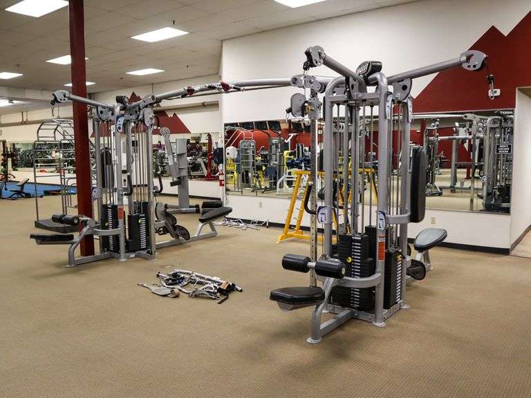 (2) Hoist CMJ60004 4Station Single Pod Training System, Lat Pull Down