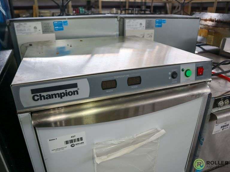 Champion UH130B M4 Under Counter Dishwasher Roller Auctions
