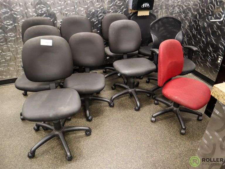 (11) Office Chairs Roller Auctions