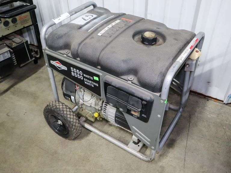 Briggs & Stratton 030235 5500 Watts, 10Hp Generator Roller Auctions
