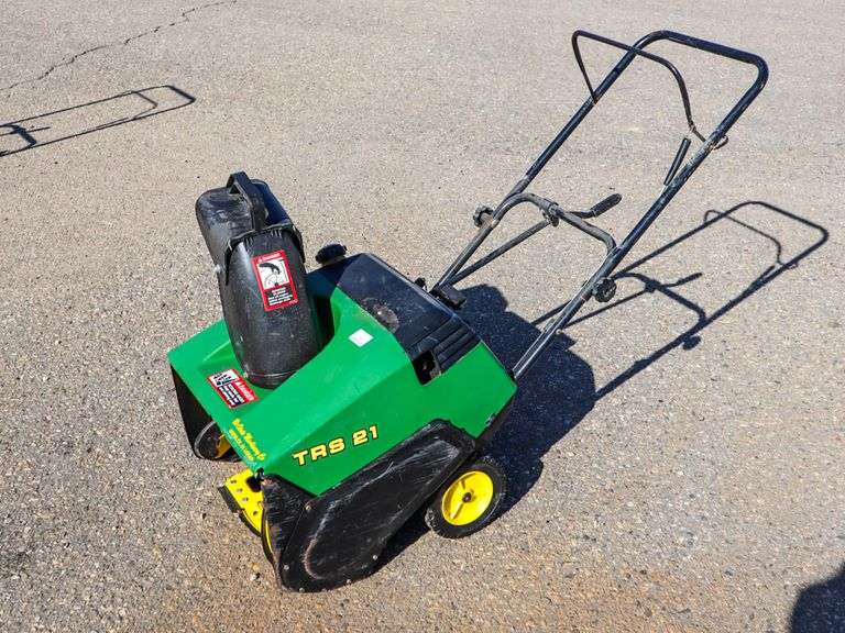 John Deere TRS 21 Snowblower, Gas, 21in Roller Auctions