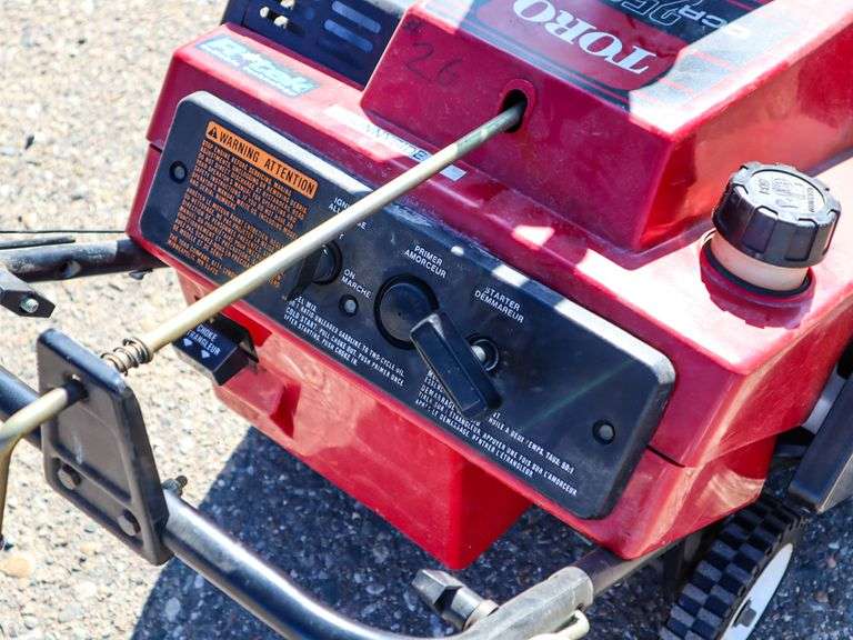 Toro Power Curve CCR 2500 GTS Snowblower, Gas, 20in Roller Auctions