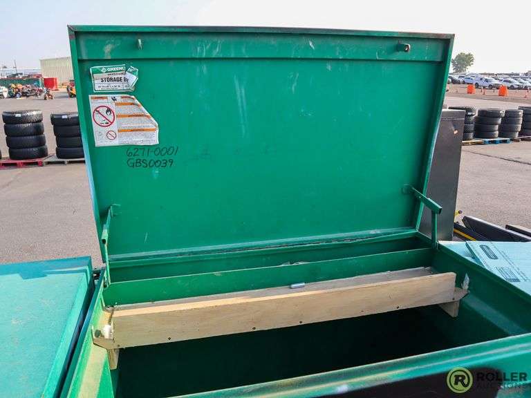 (2) Greenlee Gang Boxes on Casters Roller Auctions