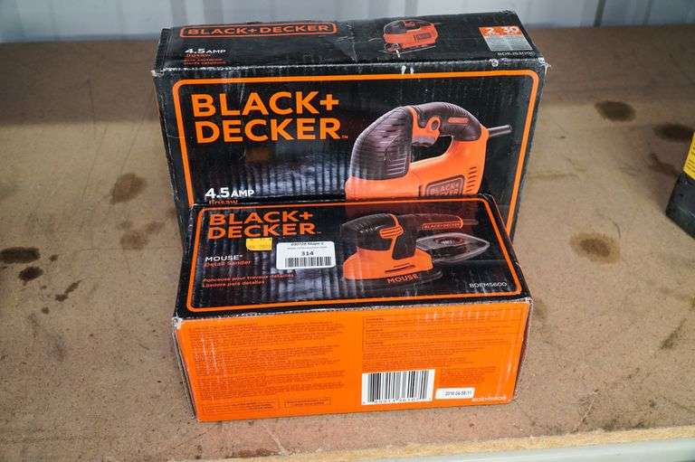 Black and Decker BDEMS600 Detail Sander and BDEJS300C Jigsaw Roller Auctions