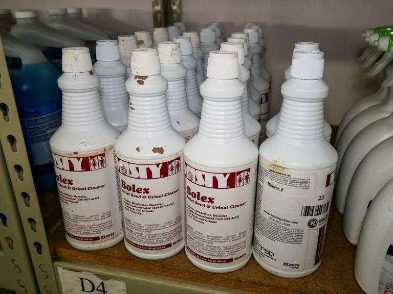 (23) 32oz Bottles of Misty Bolex Toilet Bowl Cleaner Roller Auctions