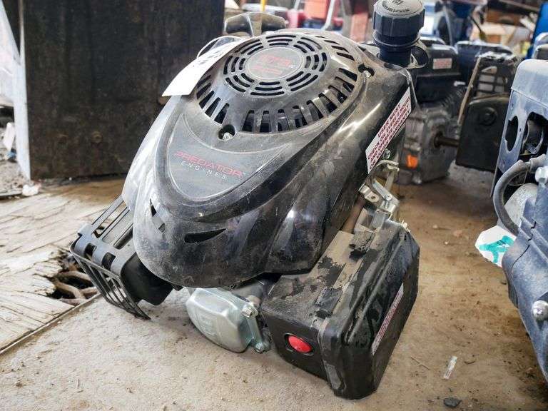 Predator Vertical Shaft Gas Engine And Craftsman Horizontal Shelf Gas