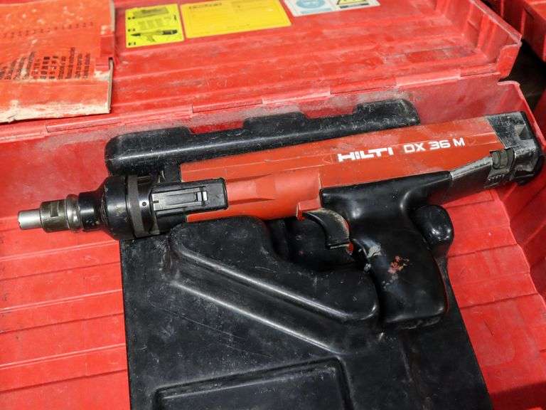 (2) Hilti DX36M Powder Actuated Tools Roller Auctions