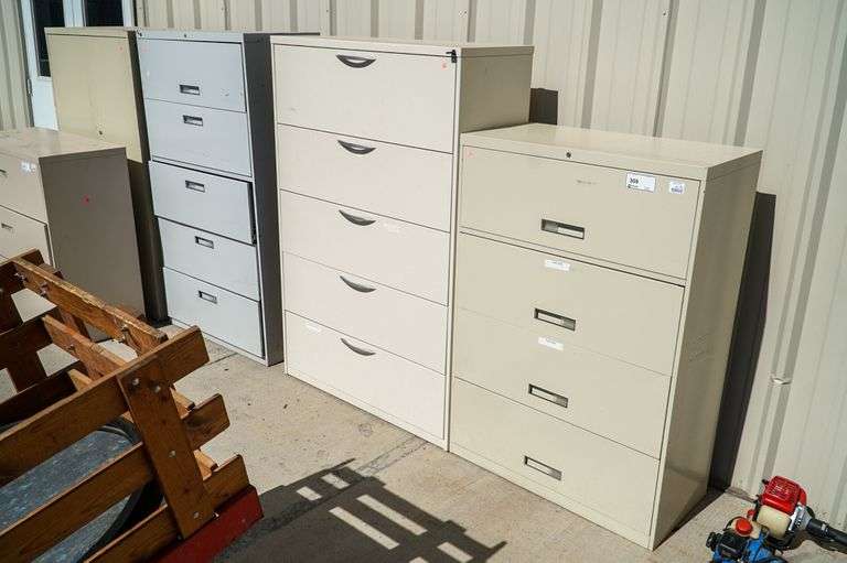 (2) Lateral and (1) Tab Filing Roller Auctions