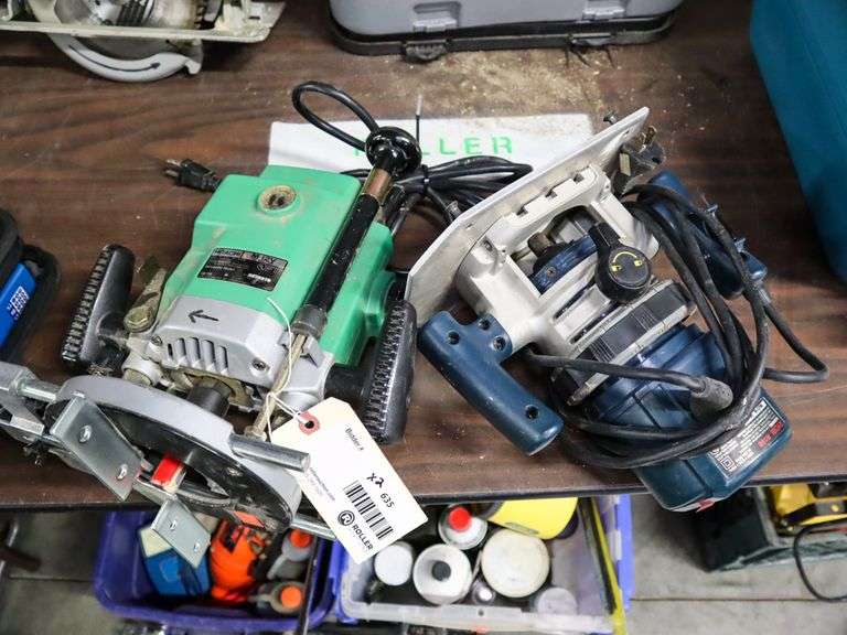 Hitachi M12V and Ryobi R160 Routers Roller Auctions
