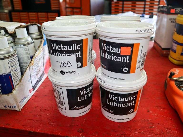 (8) Cans of Victaulic Lubricant Roller Auctions