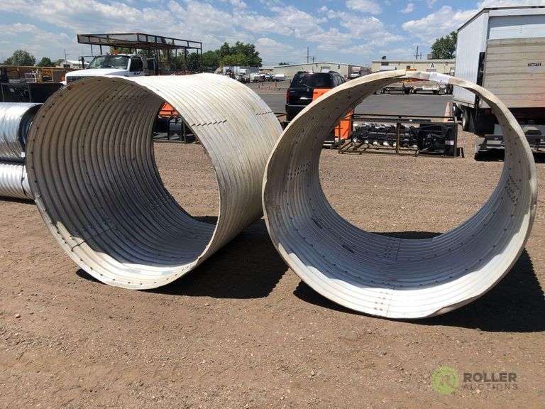(2) 60in Galvanized Culverts, 59in Roller Auctions