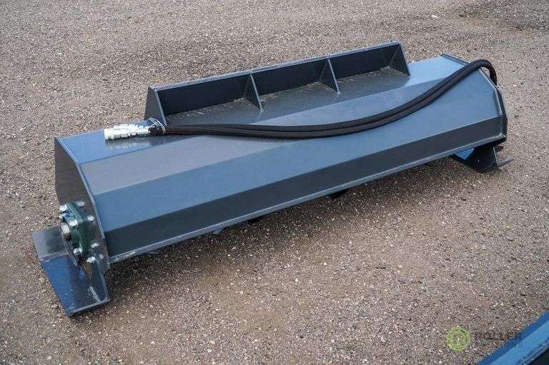 New Wolverine 72in Hydraulic Rotary Tiller Attachment To Fit Skid Steer