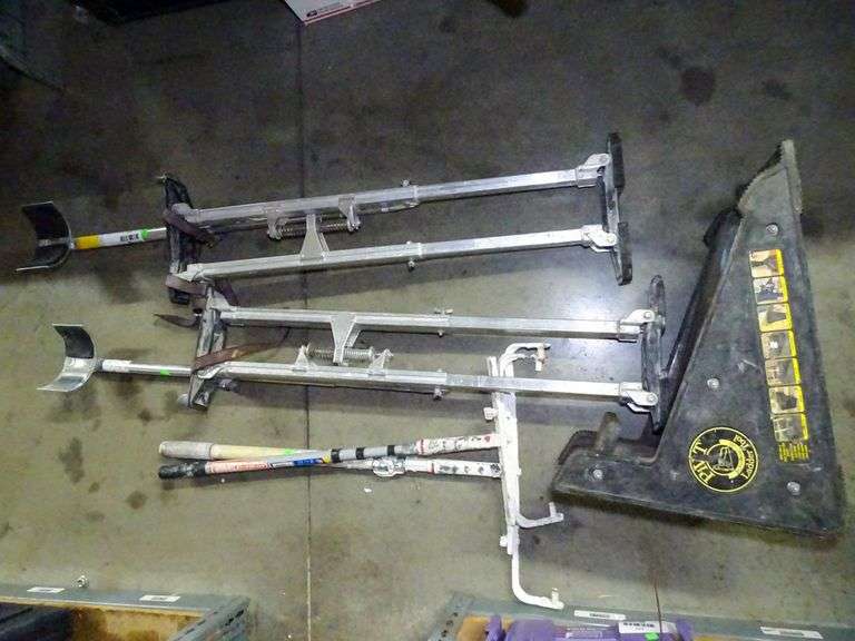 Drywall Stilts, (2) Quickie 2.5ft Extension Handles, Pivot Ladder Tool