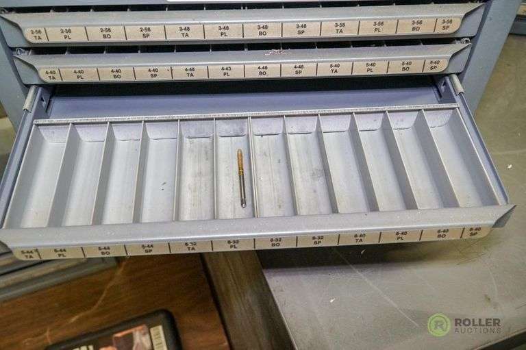 Hout 5 Drawer Decimal Drill Cabinets With Inventory 15in X 8in X 7in 