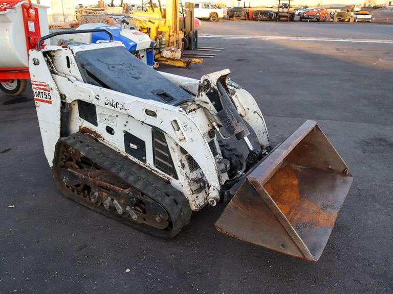 Bobcat MT55 Mini Walk Behind Skid Steer Loader, 3Cylinder Diesel, 41in