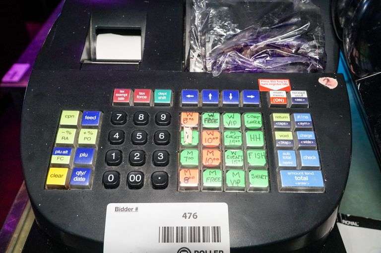 Royal Alpha 1000Ml Digital Cash Register Roller Auctions