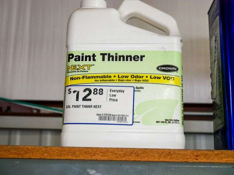 (3) Jasco 1 Gallon MEK Substitute, Crown Builed Linseed Oil, and Paint