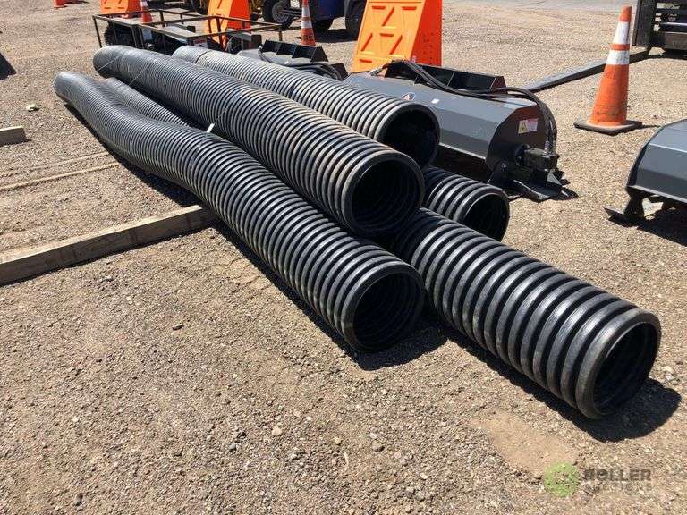 (5) 12in Plastic Culverts, Assorted Lengths Roller Auctions
