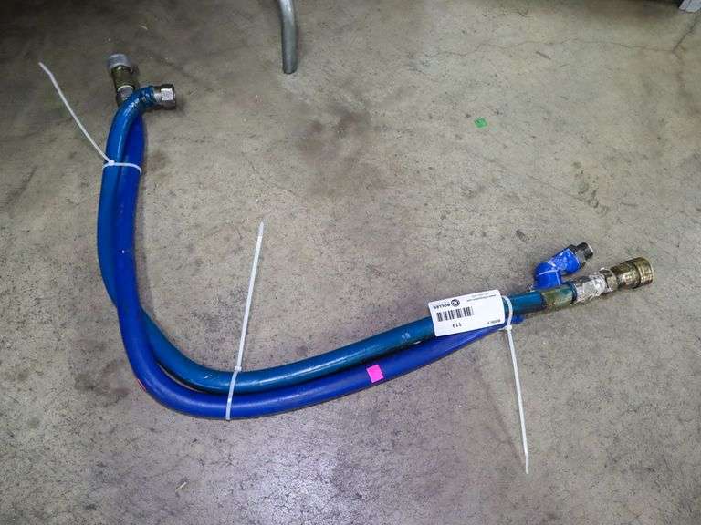 (2) Quick Disconnect Gas Hoses Roller Auctions