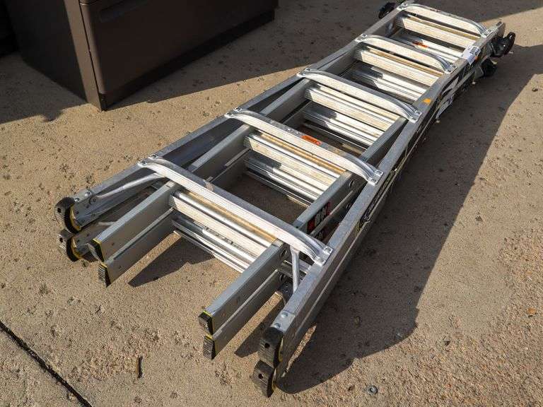 Gorilla Ladders MPX22 22ft MultiPosition Ladder Roller Auction
