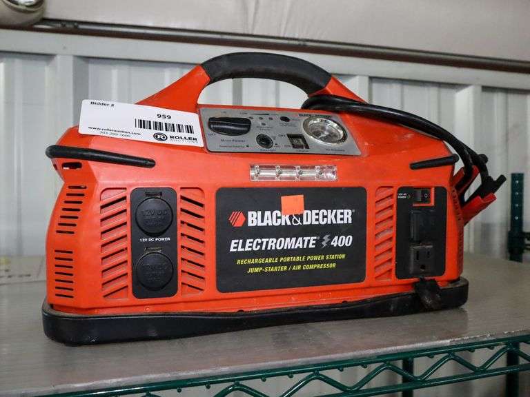Black & Decker Electromate 400 Jump Starter / Air Compressor Roller