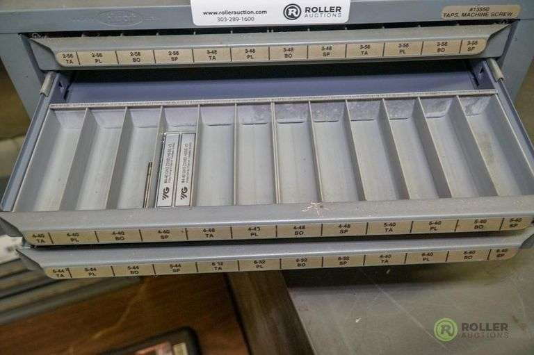 Hout 5 Drawer Decimal Drill Cabinets With Inventory 15in X 8in X 7in 