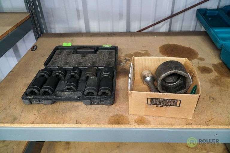 Pittsburgh Pro Impact Socket Set and Additional Sockets and Extension Roller Auctions