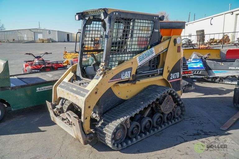 Caterpillar 247B Skid Steer Loader, 4Cylinder Diesel, Turbo, Auxiliary