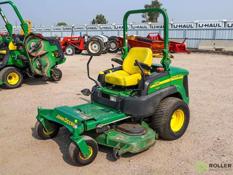 John Deere 997 ZTrac ZeroTurn RideOn Mower Roller Auctions