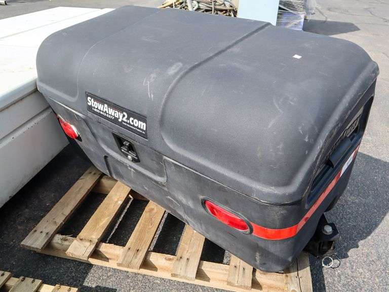 Stow Away 2 Hitch Mount Storage Box Roller Auction