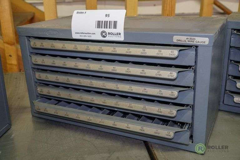 Hout 5 Drawer Decimal Drill Cabinets With Inventory 15in X 8in X 7in 