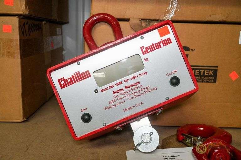 (2) New Ametek DWT01000K US Guage Digital Crane Scale DWT Series with