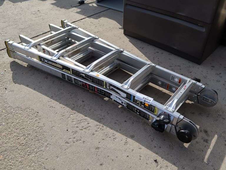 Gorilla Ladders MPX22 22ft MultiPosition Ladder Roller Auction