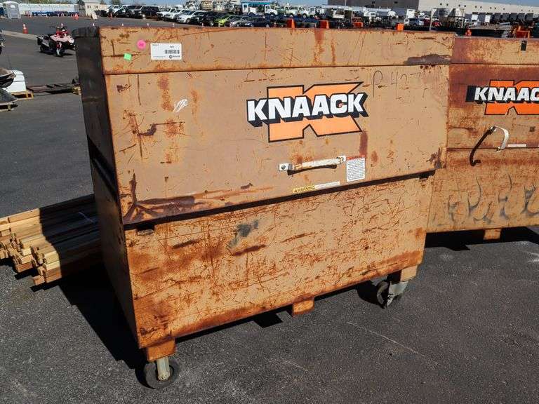 Knaack 89 Jobmaster Gang Box On Casters Roller Auctions