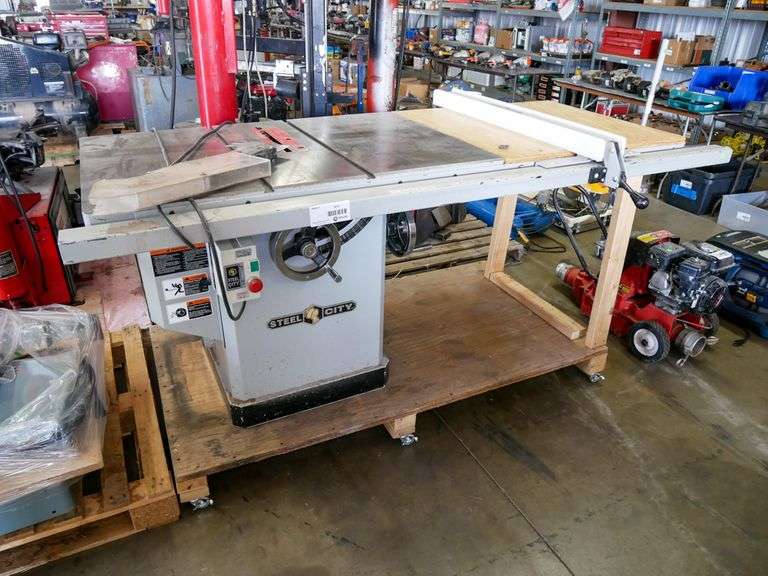 Steel City Table Saw Roller Auctions