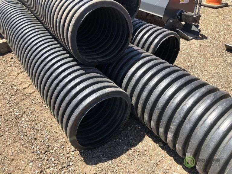 (5) 12in Plastic Culverts, Assorted Lengths Roller Auctions