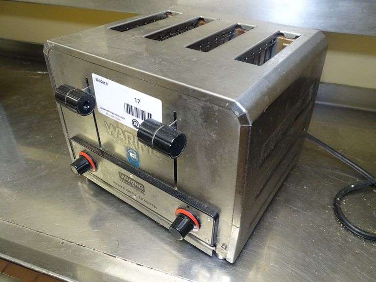 Waring WCT805 Heavy Duty Commercial Toaster Roller Auctions