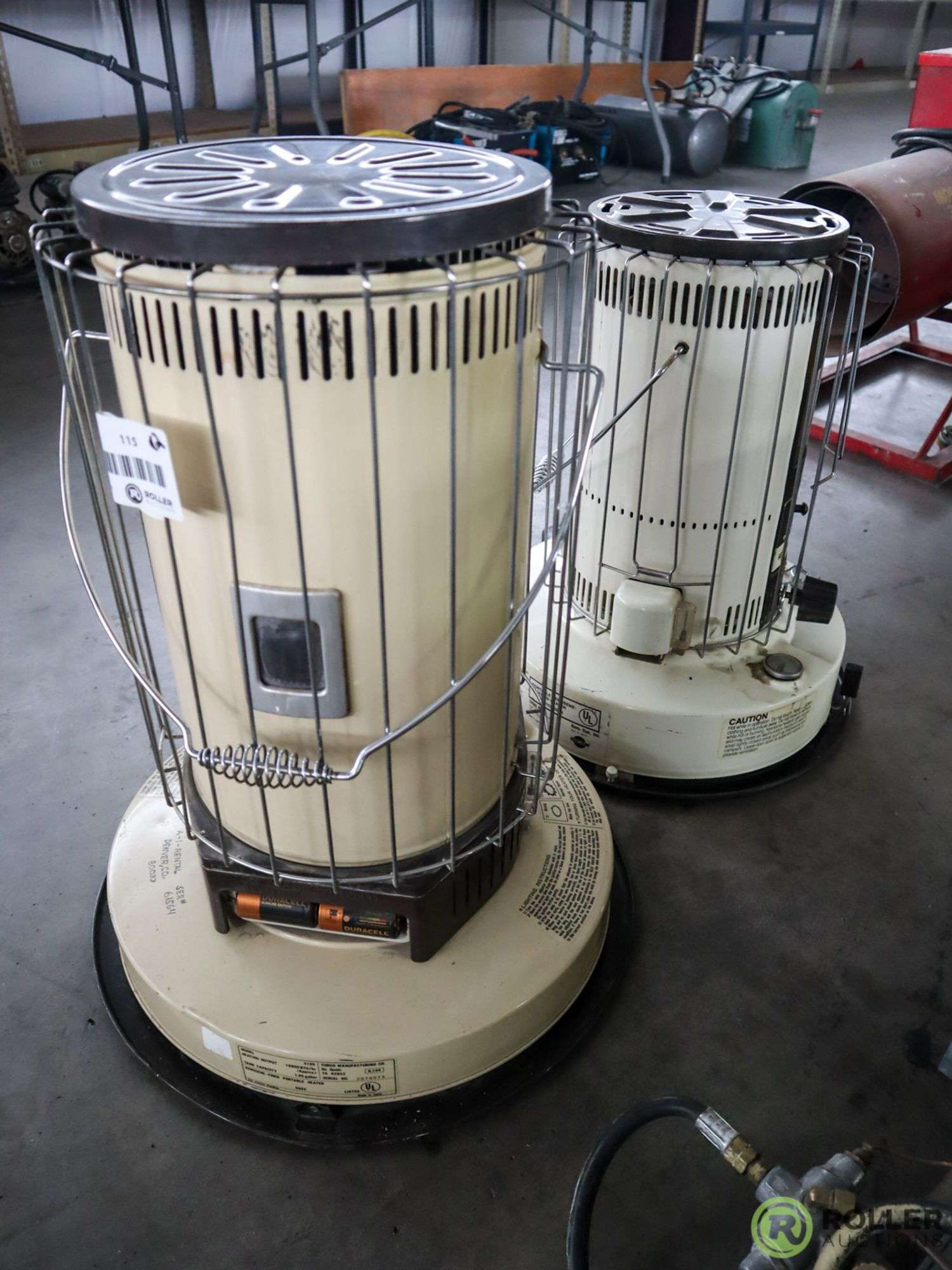 Kerosun Omni 85 and Terco Heritage Heaters, Kerosene - Roller Auctions