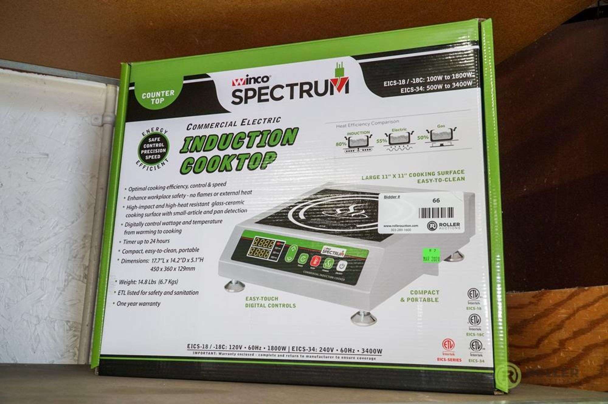 winco induction cooktop