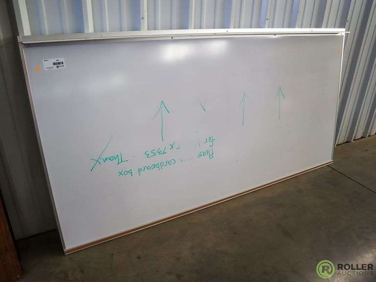 White Board, 4' x 8' Roller Auctions