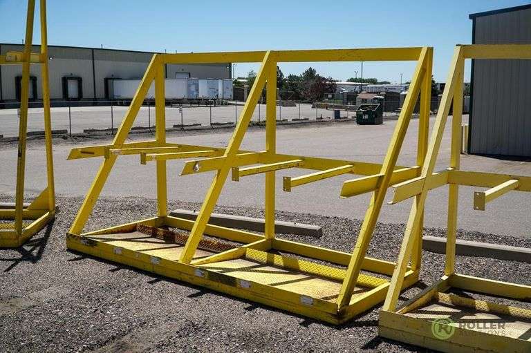 (5) Inventory Racks Roller Auctions