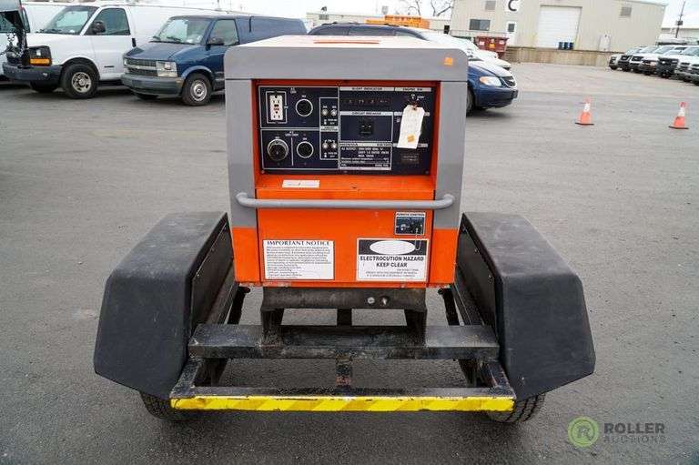 Honda EB12D Pull Behind Generator, 3Cylinder Diesel, 12KW, Ball Hitch