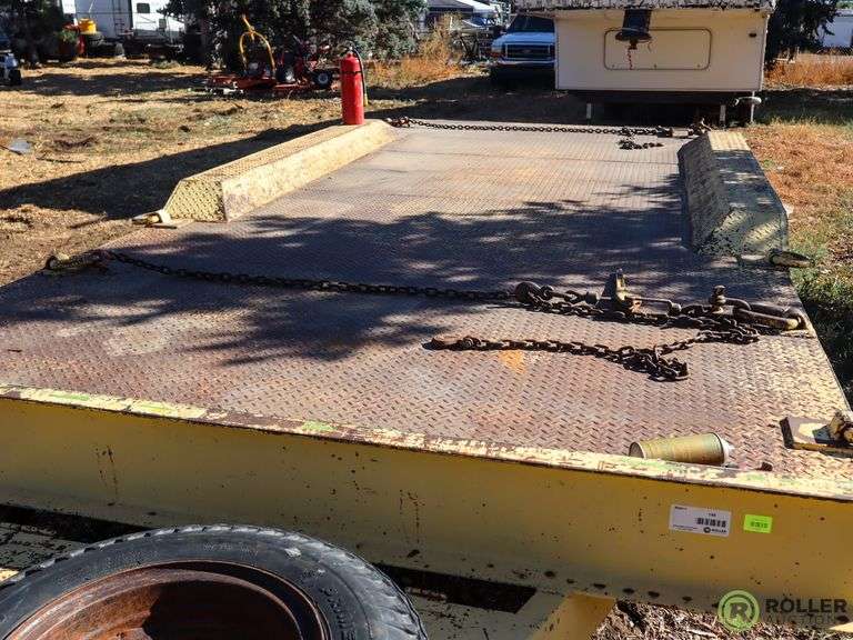 1973 Zieman Triple Axle Equipment Trailer Roller Auctions