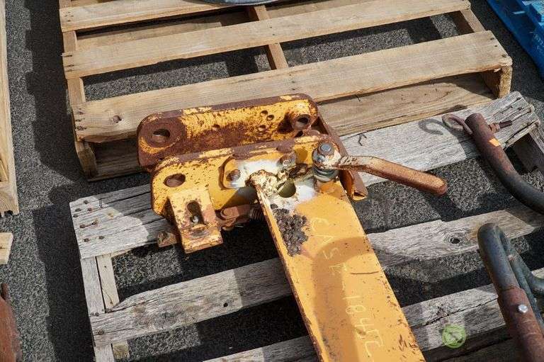 Case 1845C Quick Attach Bucket and Warn 2500Lb Winch Roller Auctions