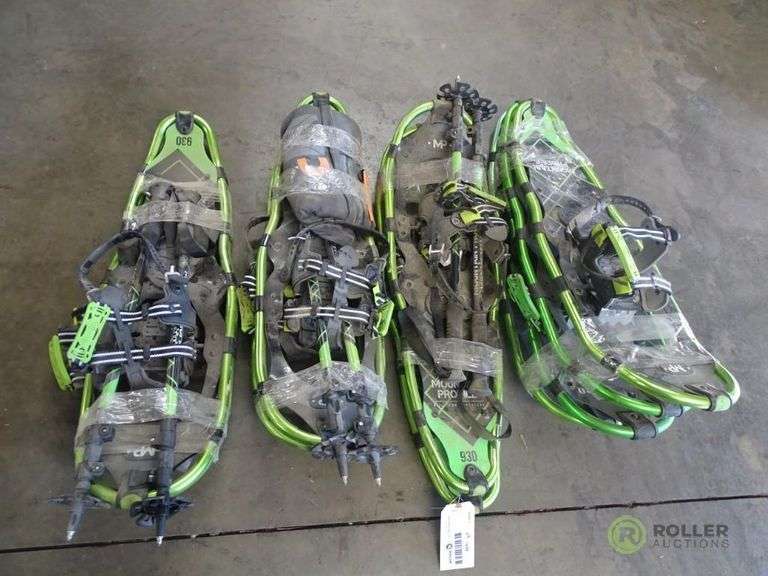 (5) Pairs of Mountain Profile 930 Snowshoes Roller Auctions